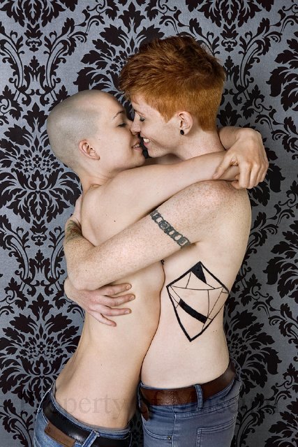 lesbianartandartists:  Sophia Wallace, Untitled (Ena and Sin), 2009