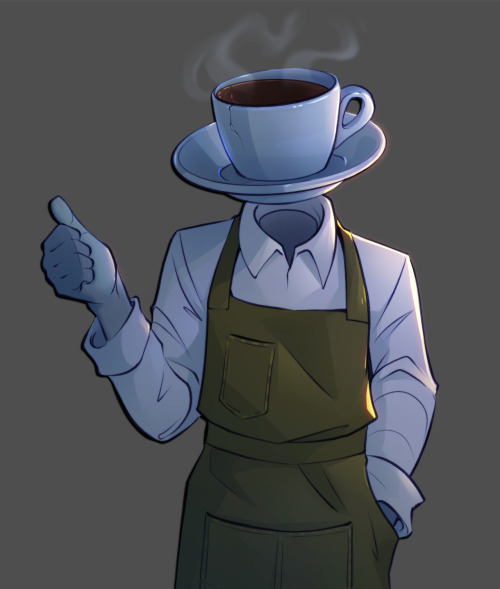 The last character from Monster Café: the coffee shop owner Jonas! Takes great pride in his c