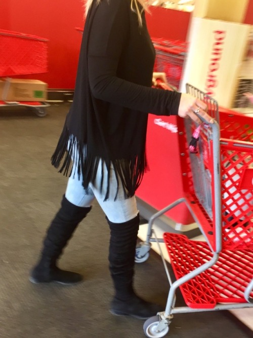 MILF ALERT boots and jeans on Black Friday
