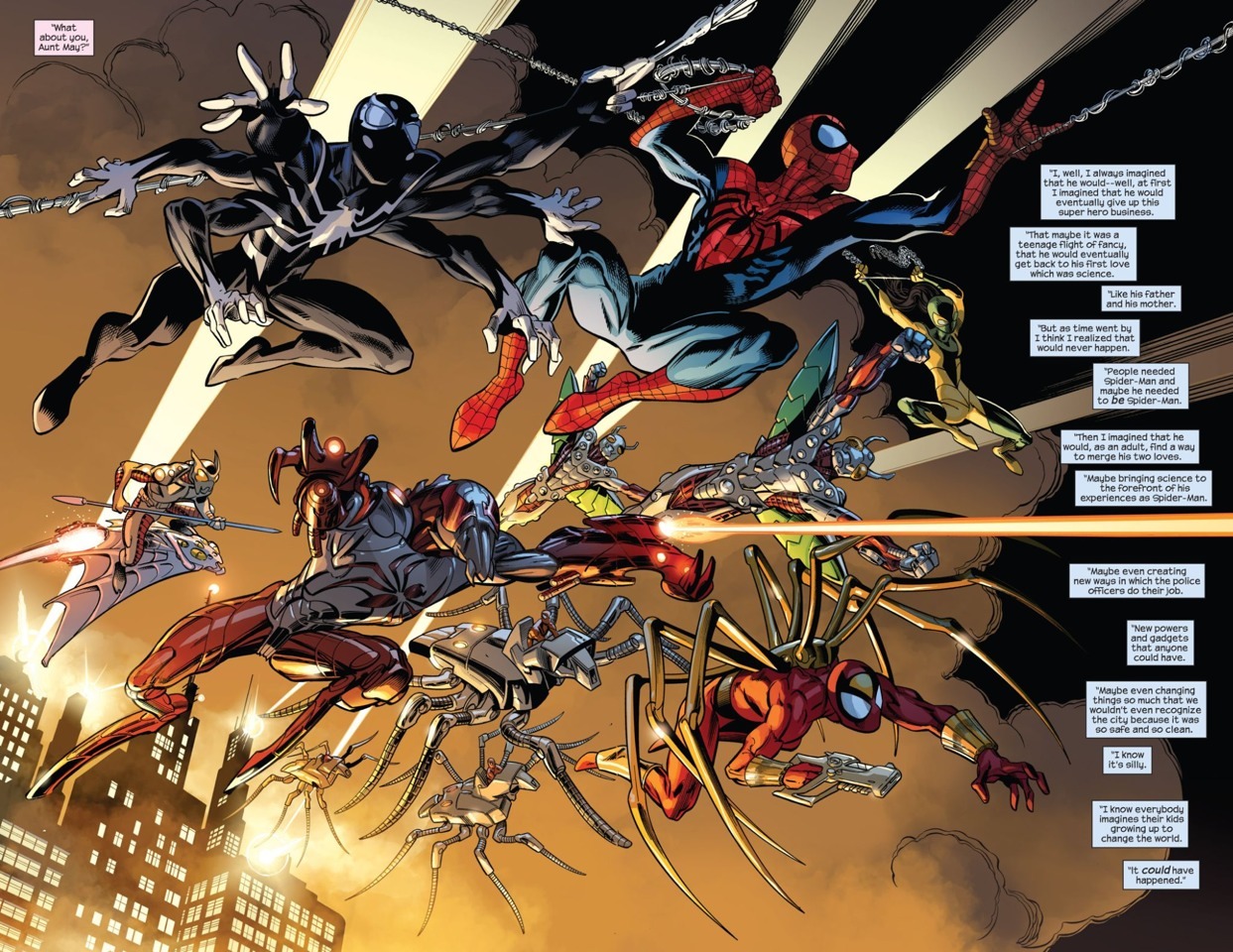 superheroes-or-whatever:  Ultimate Spider-Man #200  Pages by Mark Bagley, Mark Brooks,