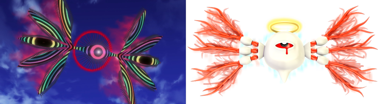 Kirby end-bosses are just Neon Genesis Evangelion angels