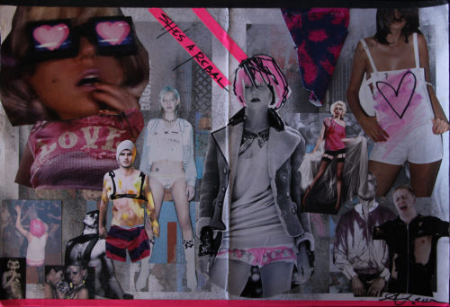collages from andrea lauer’s costume design work for american idiot. 