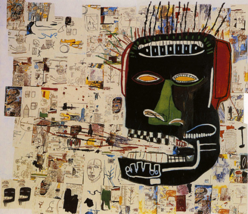 Glenn, Jean-Michel Basquiat, 1985, Jean-Michel BasquiatMedium: acrylic,crayon,wood #neoexpressionism#streetart#americanart#basquiat#jeanmichelbasquiat