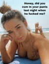 sharingiscaringgirlfriend:Experienced: Holiday together. I fuck. You watch. 