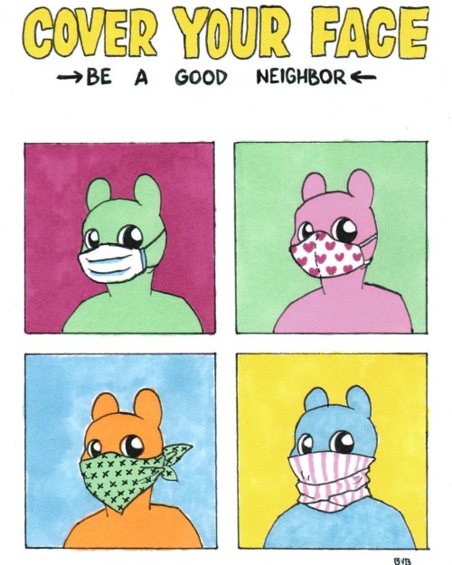 lagomorphous: protect your neighbors! cover your face in public spaces, especially when safe distanc
