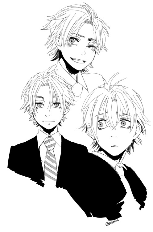 hikariix:  Little Nic and Worick doodles 