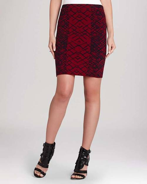 hipster-miniskirts: BCBGMAXAZRIA Skirt - Phiona JacquardShop for more like this on Wantering!