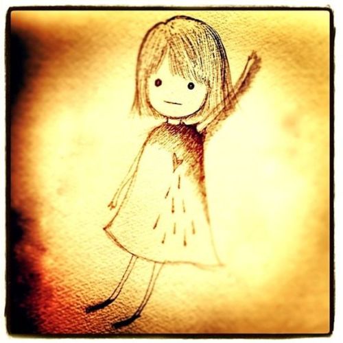 hoshikuzu07:手を振るのは 名残惜しいから。I wave my hand because I miss you.See other drawings by Aimer here.