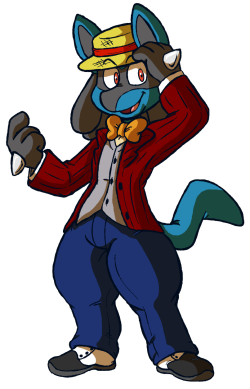 commission for straitfox! dapper lucario