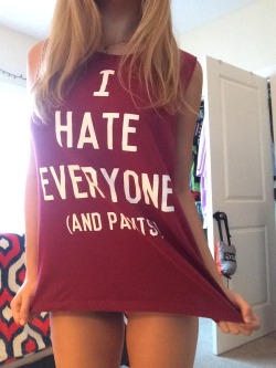 dabsndtabs:  when your shirt advertises exactly how you’re feeling