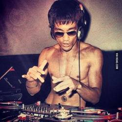 Ninja-On-A-Unicorn:  You’ll Never Be As Cool As Bruce Lee Dropping The Bass.