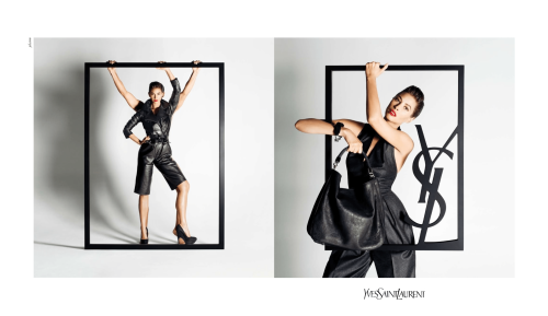 Yves Saint Laurent . Ad campaign FW0910Creative Director: Stefano PilatiPhotos: Inez van Lamsweerde 