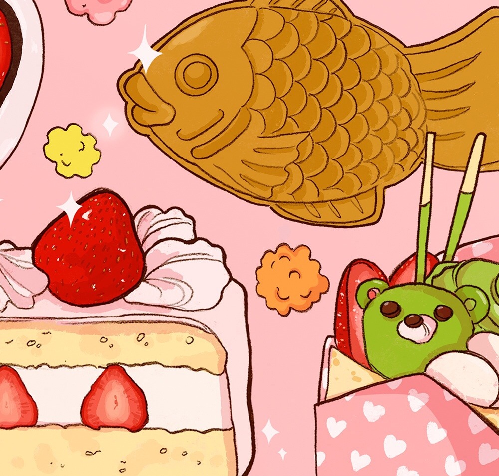 lumpalindaillustrations:
“✨🍡 Working in new stuff and remembering all the food I ate in Japan 🐖✨
”