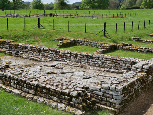 Barracks and Stables, Chesters Roman Fort, Hadrian’s Wall, 13.5.18.