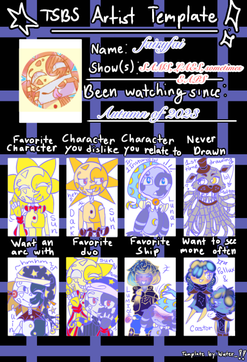Credit To @waterizsilly For The Tsbs Art Template! This Was Really Fun To Do!! :)