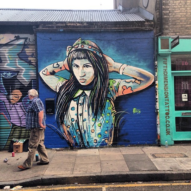 Today in London #alicepasquini #londonstreetart