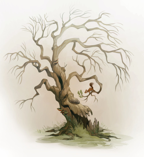 thecollectibles:  March of the Living Trees and Plants - Character Design Challenge by selected artists: Arnaud Chaté,  Matylda Kozera,  Adrien Cantone, Fernando Muzzio,  Christoffer Svensson  