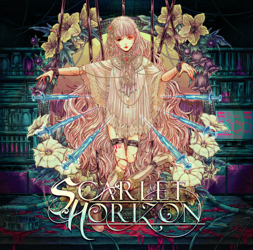 black-ink-kagami:Scarlet HorizonAlbum“ Cure ”カバーアートを担当させて頂きました。-Album cover art for Scarlet Horizon-