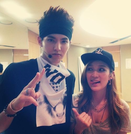 Miss A’s Jia with Kris [c: Jia’s instagram]