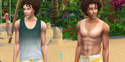 Updated Skin Tones Glow EditionSkin tones are now compatible with suntan and sunburn.Added new skin 