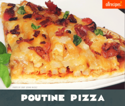 allrecipes:  Poutine Pizza. WUT?! Check