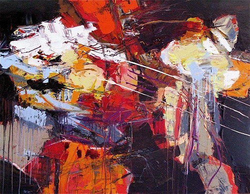 asylum-art:  Gérard Stricher: La peinture commence par une idée  &ldquo;Au