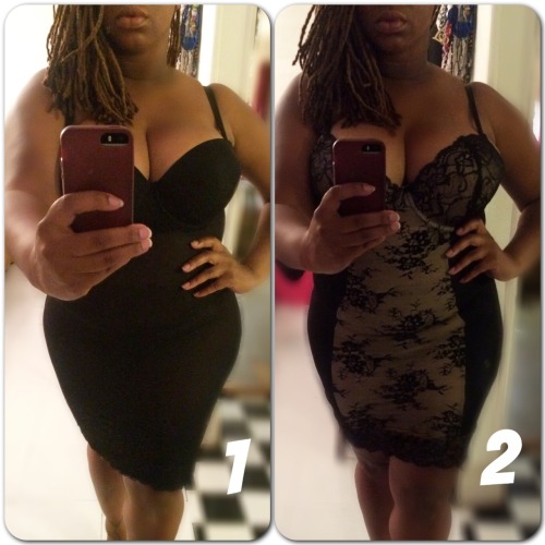 jazziedad:  onlyloveisblackwomen:  source: http://missprimproper.tumblr.com/   Gorgy & Crazy Titties.