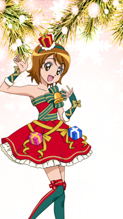 sailormnemosyne:Precure holiday wallpaper set!!free to use! like &amp; reblog!!