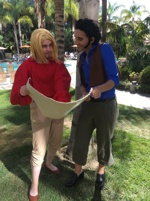 “We’ll follow that trail!”“What trail?”Miguel is me.Tulio is Tacoface.