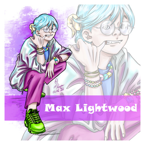  Character design that is becoming a series of concepts for reverse au. Maxwell Lightwood in this on