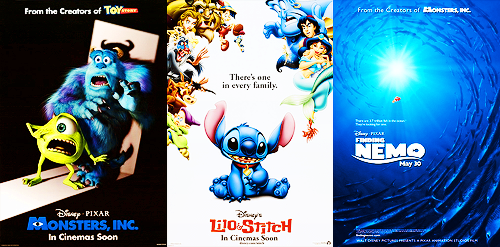 mickeyandcompany:  Some WDAS/Pixar teaser posters 