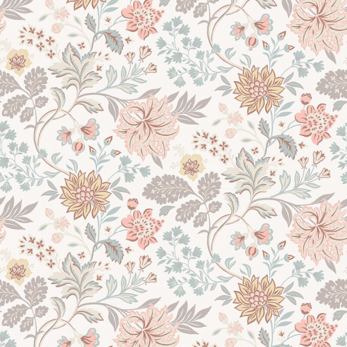 Mediterranean Walls • Part II Lovely, floral 3-tile (perfectly seamless) walls with a mediterranean 