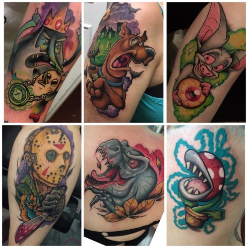 fuckyeahtattoos:  Here are some of my favorite tattoos I’ve done this year, I thought I would share love the page!  Check out my instagram: Miketattoo617  Love that Jason