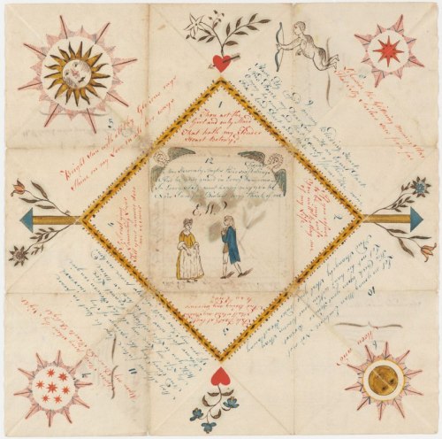ghostlywatcher:A love letter in a form of puzzle. 18C, author unknown.