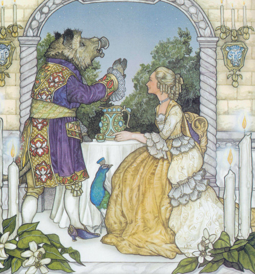 Beauty and the Beastretold and illustrated by Jan Brett