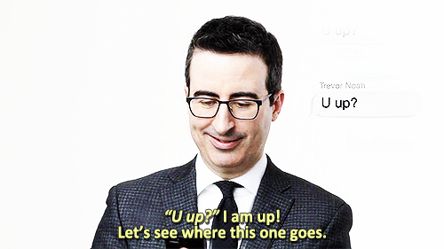 beeishappy:Late Night Group Texts with Stephen Colbert, James Corden, Jimmy Kimmel, John Oliver, Con