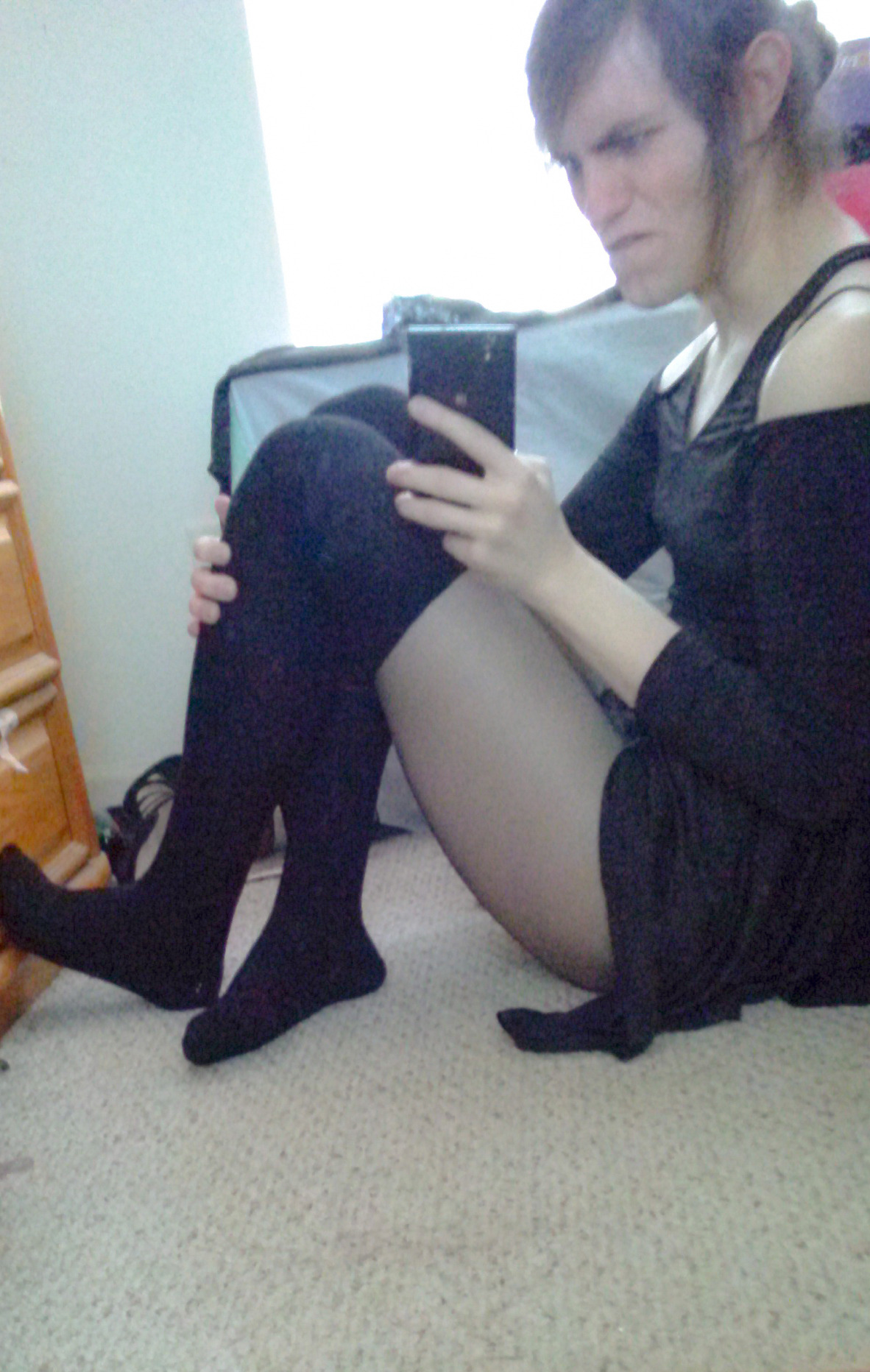 sarisstg:  Look at these socks my best friend got me! Just something a little tame