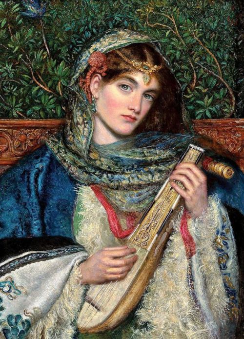 James Smetham - The Mandolin (1866)