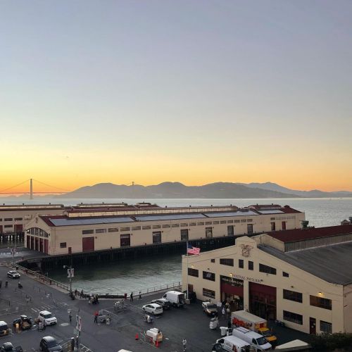 San Francisco✨. . . . Sept 19, 2021 #sanfrancisco #sf #dusk #twilight #magichour #fortmason #goldeng