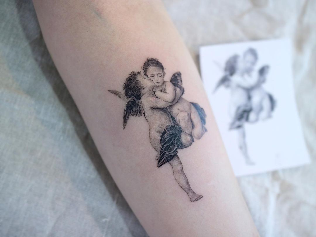Jktattoo  Psyche Revived by Cupids Kiss tattoo  Facebook
