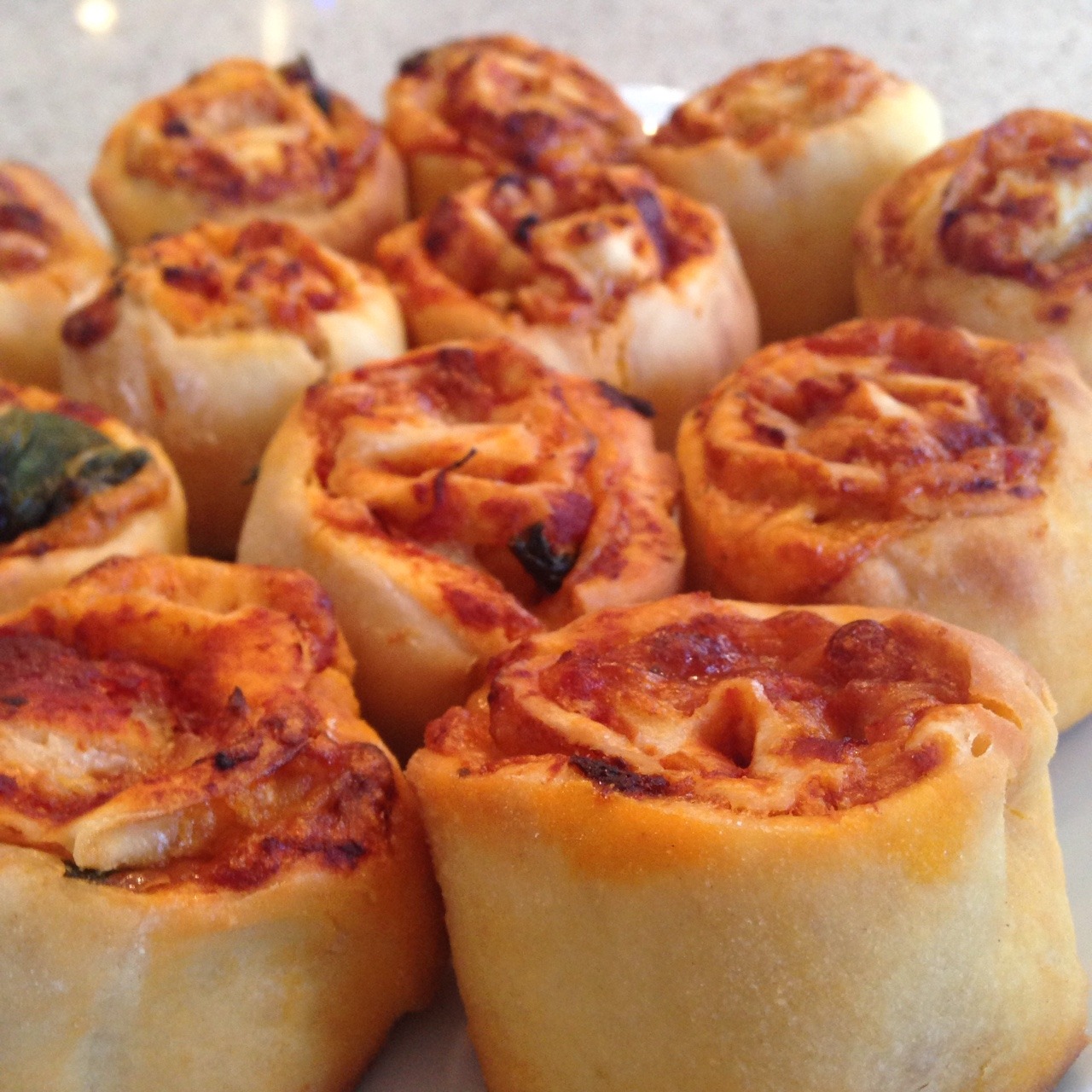 pizzapastacake:  Homemade pizza rolls. Simple, Quick and delicious!
