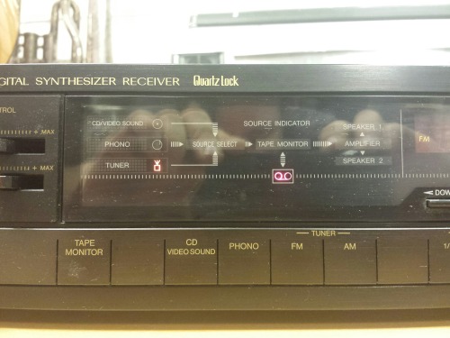 JVC RX-150 FM/AM Digital Synthesizer Receiver, 1987