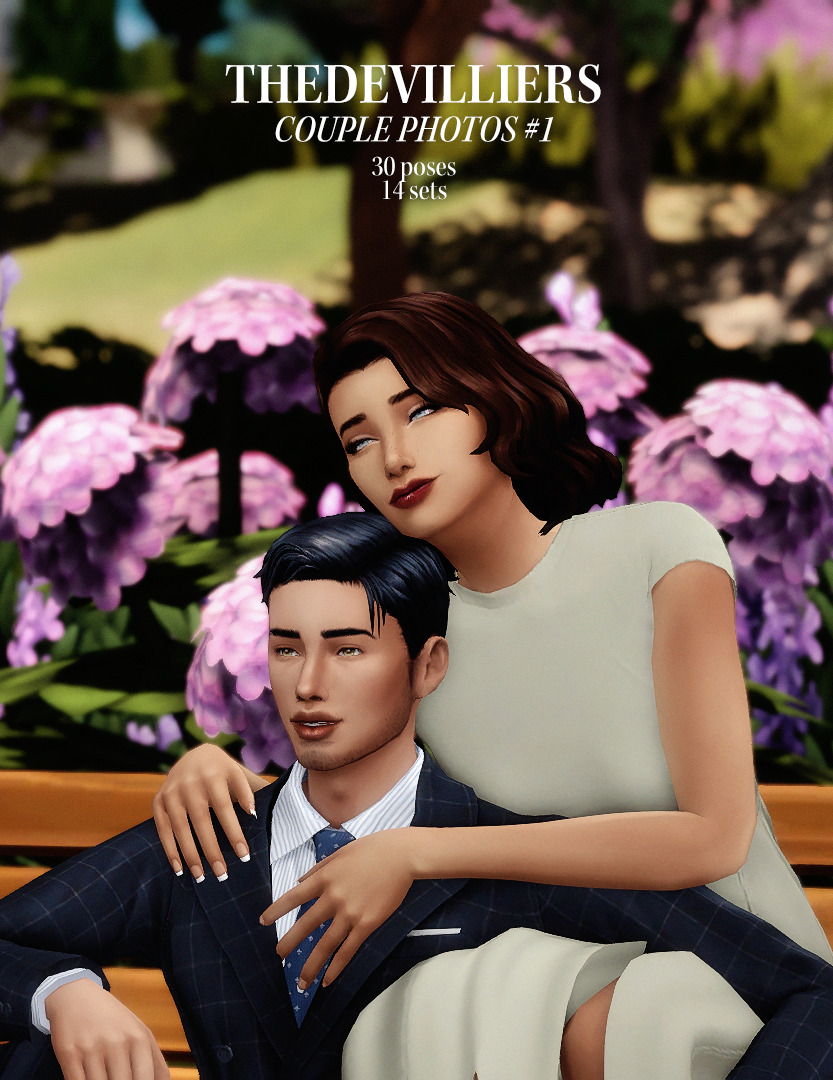 The Sims Resource - Couple Poses (Don't touch my hair)