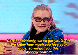megans-fox:   Carrie    Fisher    being    an    absolute    treasure    in    “8