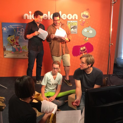 Duuudddeee!! Behind the scenes look at our sanjayandcraig​ puppet show at nickanimationstudio​. We r