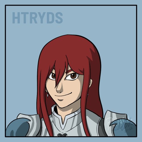 pencilofawesomeness: HTRYDS Headshots Part 4Team ErzaI decided to make little icons for my htryds au