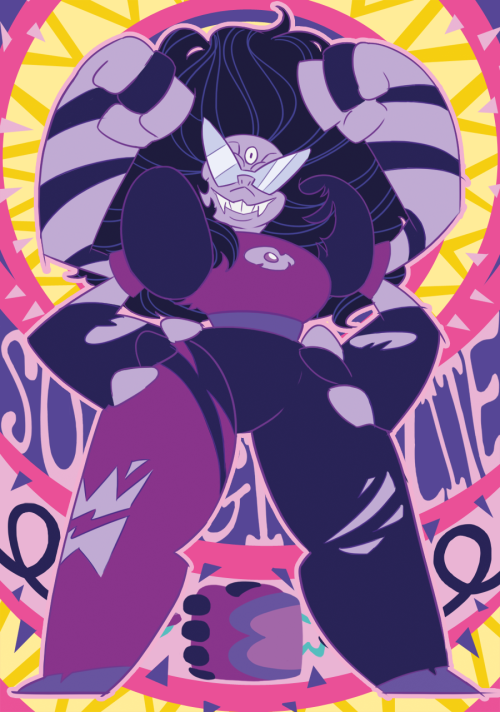 rebeccareynolds:Finished versions of the gem fusion postcards I’m hoping to have at Q Con next month