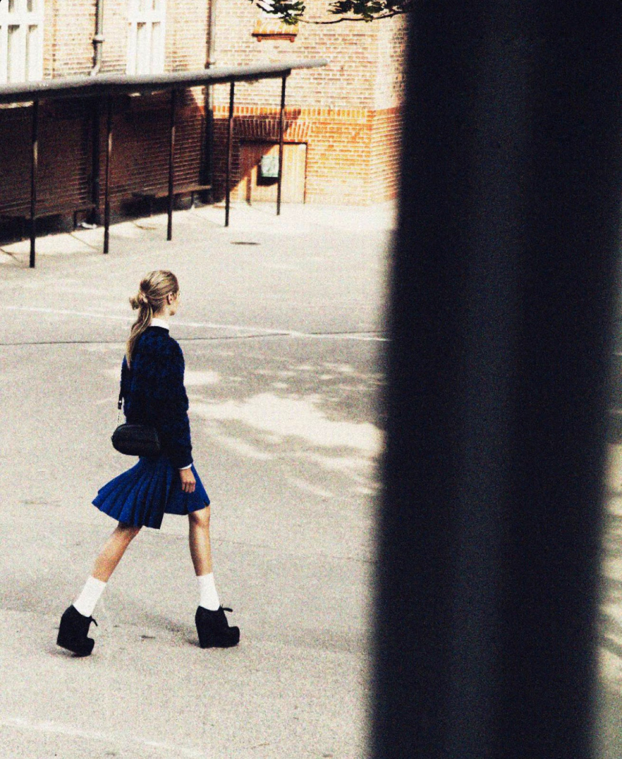 stormtrooperfashion:  Kirstin Kragh Liljegren in “The School Yard&quot; by Oliver