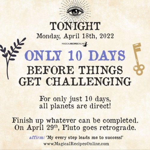 ONLY 10 days left ✅ PASS IT ON https://www.magicalrecipesonline.com/2022/04/full-moon-in-libra-16-ap