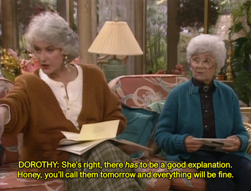 cheesecakeonthelanai:The Golden Girls - Favourite MomentsSeason 5, Episodes 4 - “Rose Fights B
